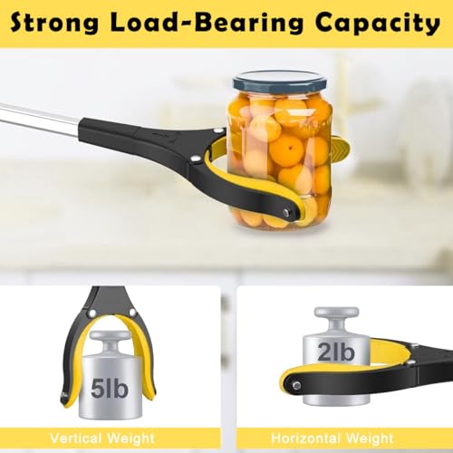 HASTHIP® 32.6 Inch Convenient Grabber Reacher Tool with Magnet Foldable Pickup Garbage Trash Picker for Litter 80CM Claw Extender Gripper Pick Up Assistive Device for Elderly 2 PCS HASTHIP® 32.6 Inch Convenient Grabber Reacher Tool with Magnet Foldable Pickup Garbage Trash Picker for Litter 80CM Claw Extender Gripper Pick Up Assistive Device for Elderly 2 PCS